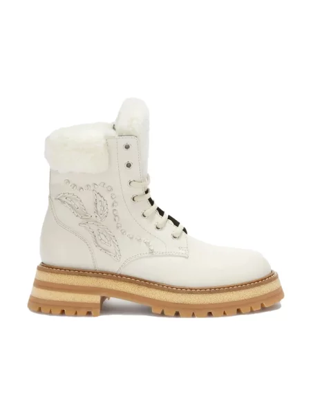 Buty do kostki Ermanno Scervino białe