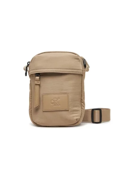 Bag Calvin Klein Jeans Metro Reporter Bag Gray Universal béžové