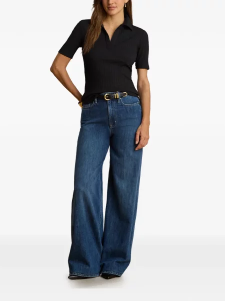 Tricou Lauren Ralph Lauren tricotate negru