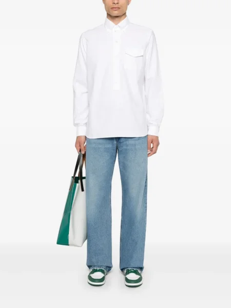 Košulja Polo Ralph Lauren s printom karirana puplin bijela