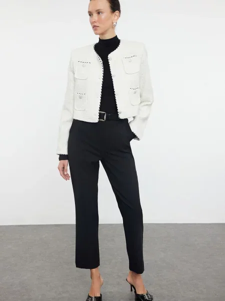 Pantaloni Trendyol negru