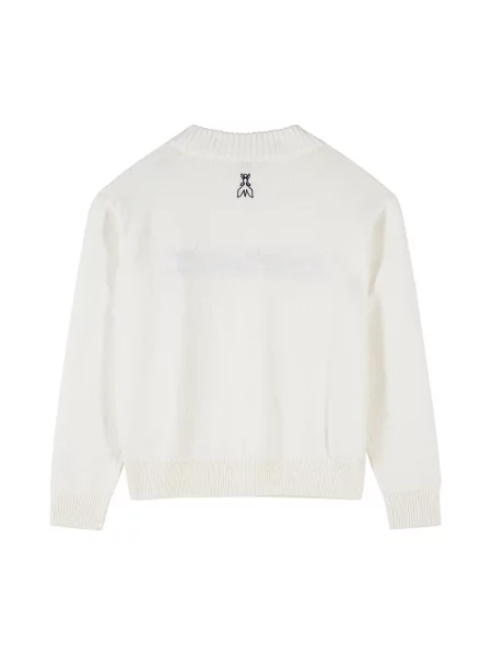 Sweter Patrizia Pepe wełniany biały