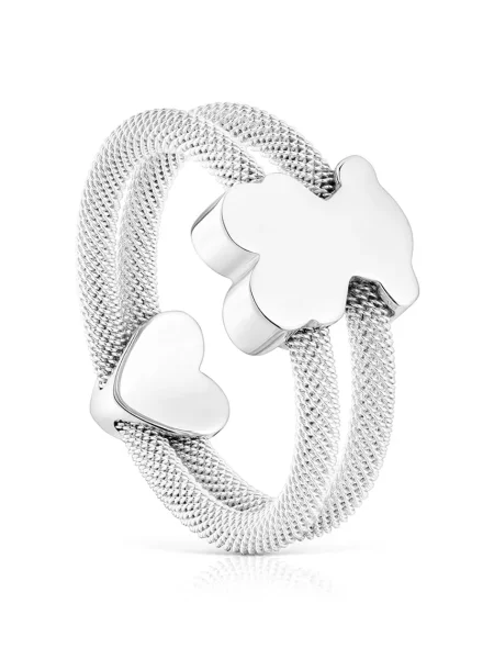 Prstan Tous ICON MESH srebrna