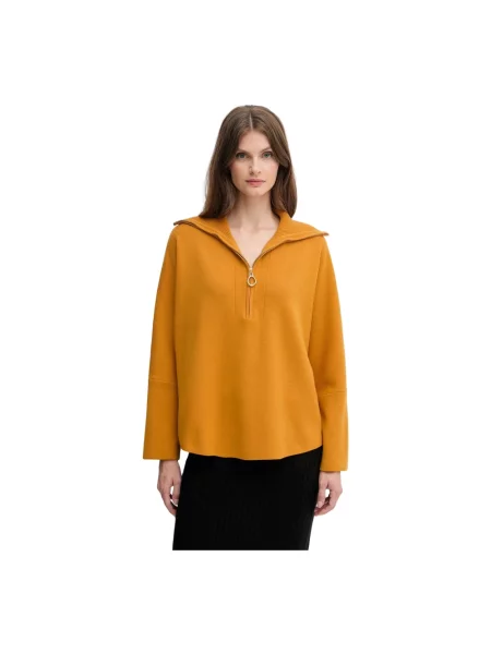 Sweter z golfem Joseph Ribkoff żółty
