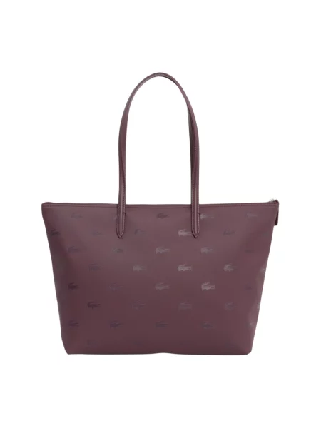 Shopperka Lacoste fioletowa