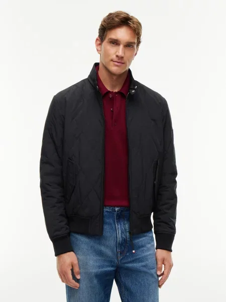 TOMMY HILFIGER Prechodná bunda čierna