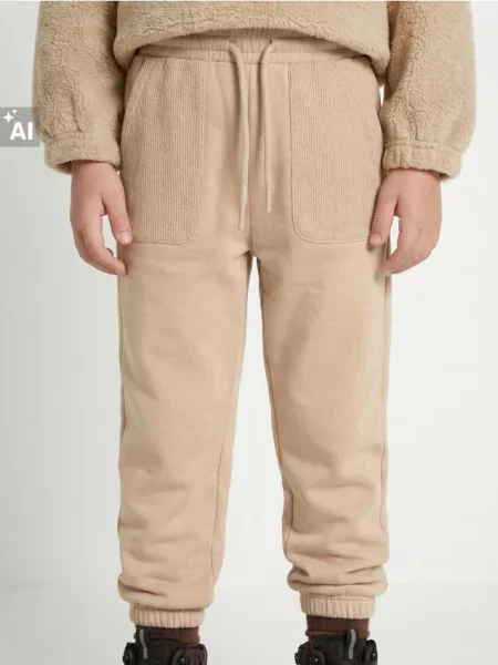 Sinsay Oversize jogger tepláky hnědá