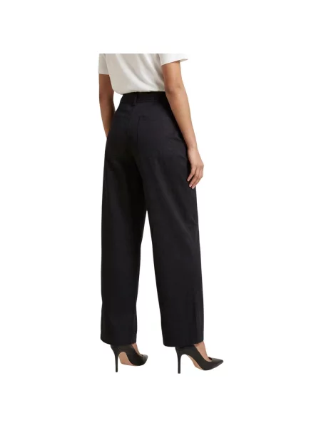 Pantaloni Jacqueline De Yong negru