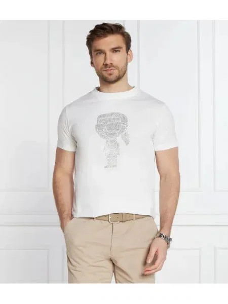 Karl Lagerfeld Tricou alb