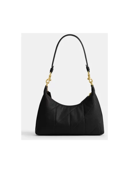 Coach torebka crossbody skórzana Soft Quilted Juliet Shoulder Bag 25 czarna