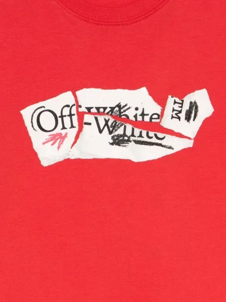 Koszulka dziecięca Off-white biała
