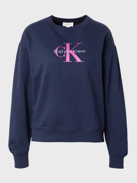 Махровий світшот Calvin Klein Jeans синій