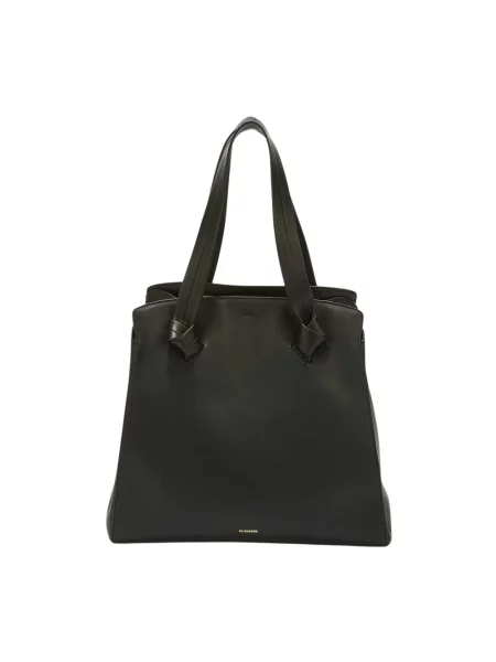 Torebka Jil Sander skórzana czarna