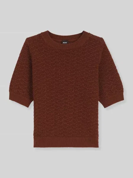 T-shirt o kroju regular fit z czystej bawełny model FOLEARIA' Boss pomarańczowa