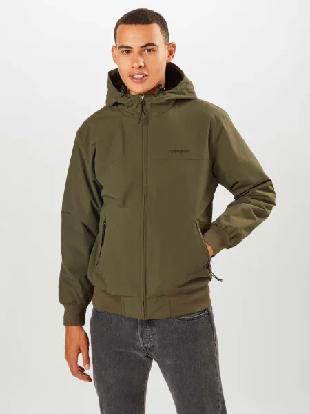 Carhartt WIP Geacă de primăvară-toamnă / oliv negru