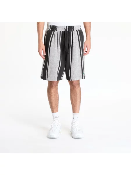 Pantaloni scurți PLEASURES Rug Wide Shorts Black S negru