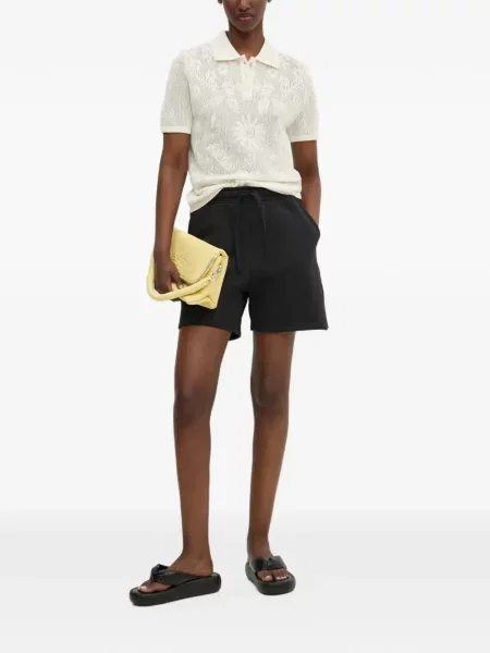 Pantaloni scurți Herschel Supply Co. cu cordon negru