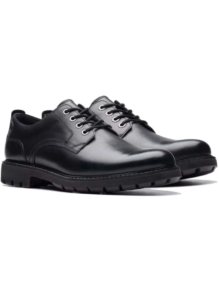 Pantofi Clarks cu legături negru