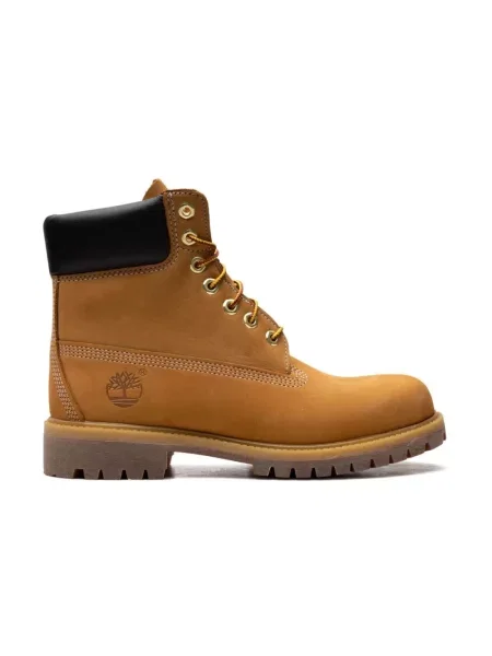 Botki Timberland wodoszczelne skórzane wiązane brązowe