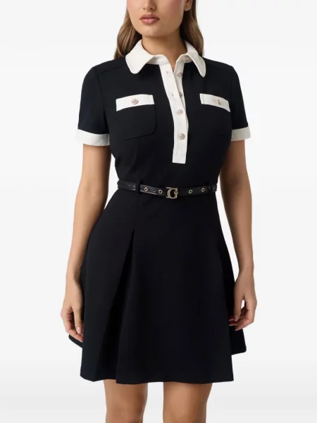 Cu centură rochie mini Guess negru