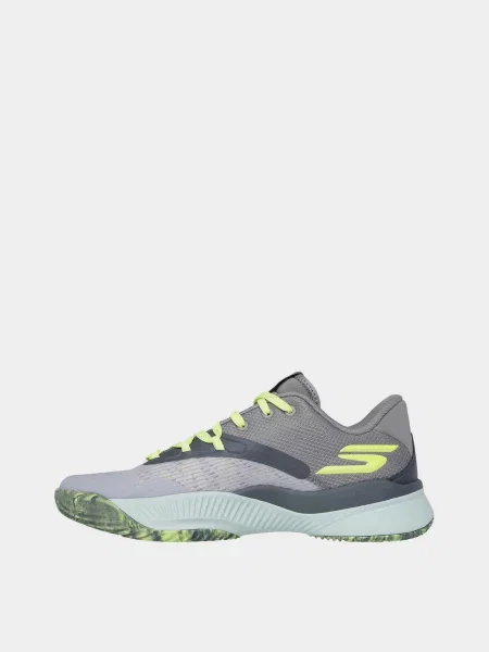 Кросівки для тренувань Skechers штучна шкіра/текстиль сірий