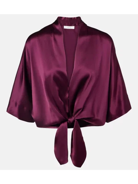 Cropp top The Sei de mătase bordo