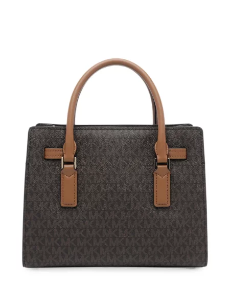 Geantă shopper Michael Michael Kors cu autograf maro