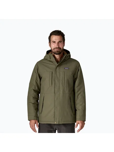Мъжко пухено яке Patagonia Isthmus Parka basin green зелено
