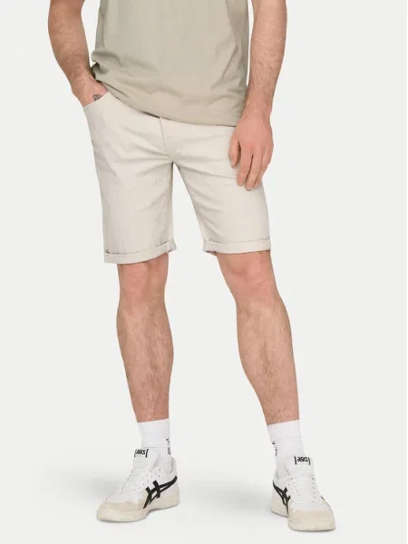 Jeans kratke hlače Only & Sons bež