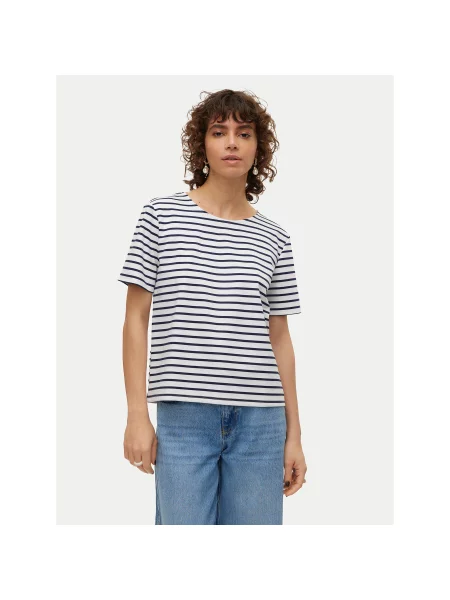 Vero Moda T-Shirt Abby Regular Fit λευκό