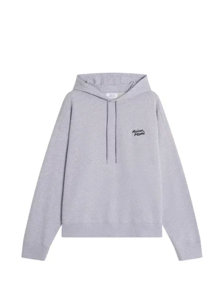 Hanorac cu glugă Maison Kitsune cu imagine gri
