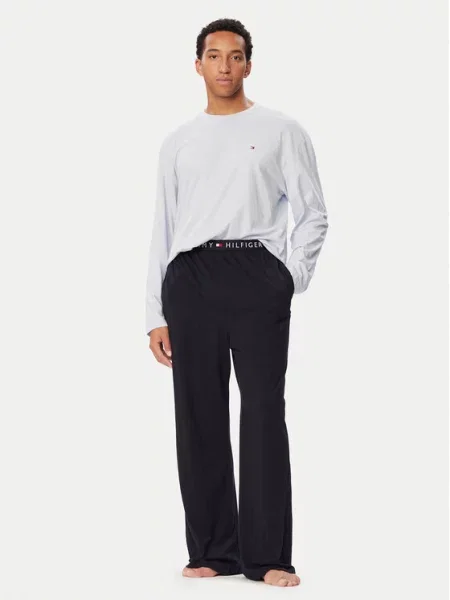 Tommy Hilfiger Pižama Svetlo modra