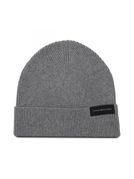 Tommy Hilfiger Căciulă UPTOWN WOOL BEANIE cu adaos de lână gri