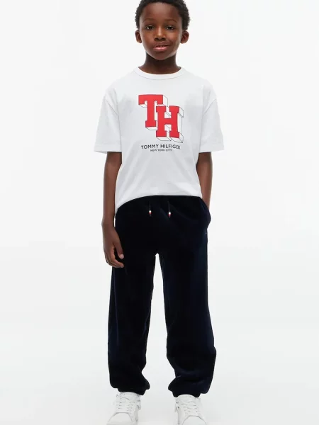Tommy Hilfiger тениска за деца от бяло