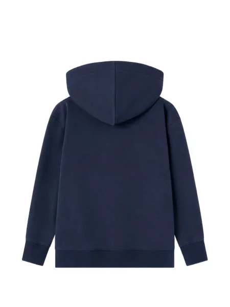 Bluza z kapturem dziecięca Golden Goose niebieska