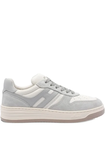 Sneakerși Hogan din piele de căprioară gri