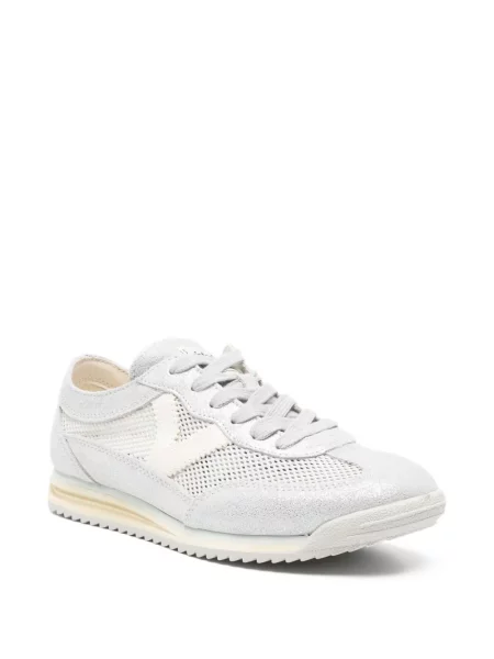 Sneakerși Victoria din piele gri