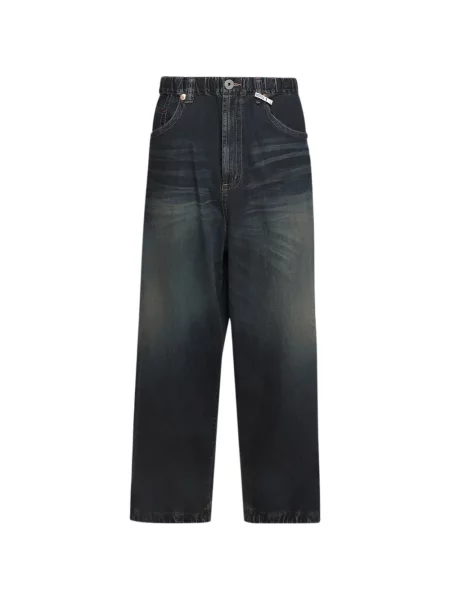 Blugi drepți Maison Mihara Yasuhiro albastru