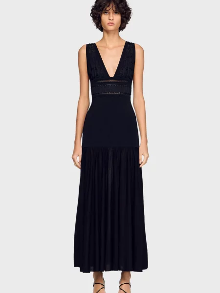 Сукня Sandro чорна