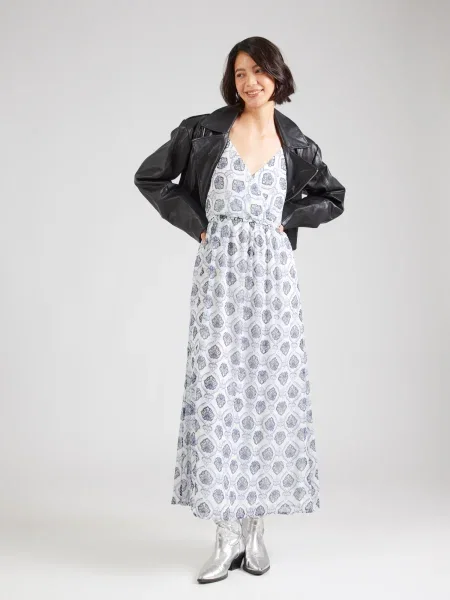 VERO MODA Rochie VMSMILLA albastru închis alb
