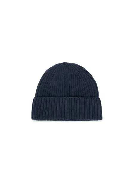 Tommy Jeans Kepurė Tjm Linear Logo Beanie Tamsiai mėlyna
