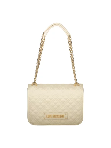 Torebka Love Moschino biznesowa beżowa