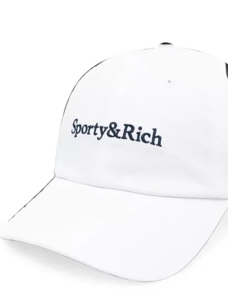 Șapcă Sporty & Rich cu broderie alb