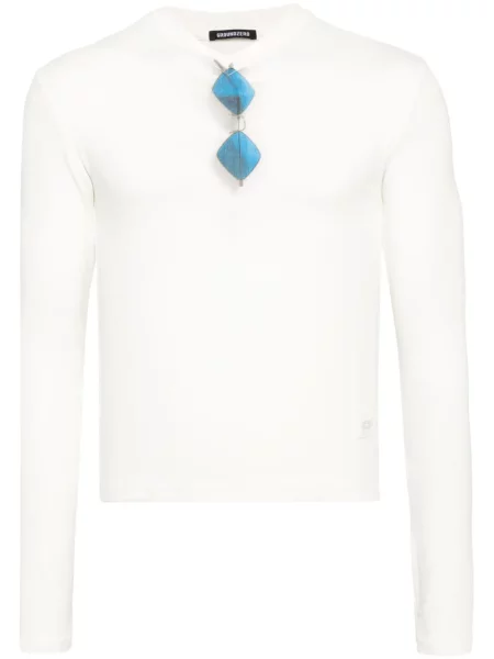 Koszulka Ground Zero z nadrukiem biała