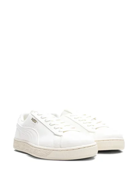 Sneakerși Puma din piele alb