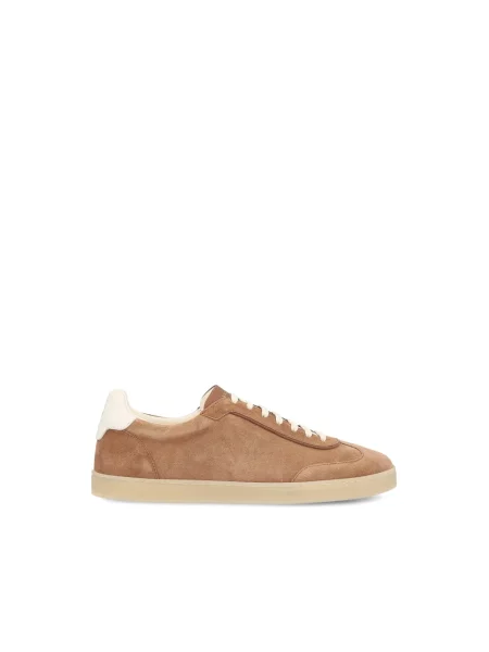 Sneakersy Brunello Cucinelli zamszowe brązowe