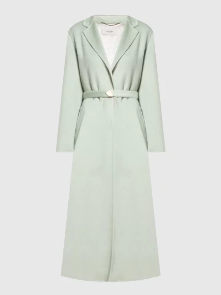 Пальто з кашеміру Agnona зелене
