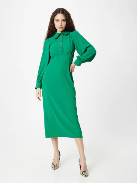 Oasis Rochie tip bluză verde