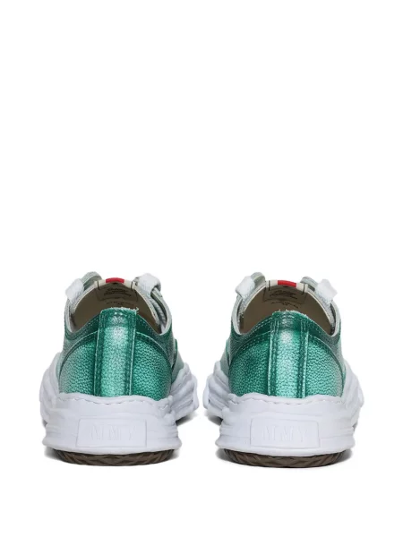 Sneakerși Maison Mihara Yasuhiro din piele verde