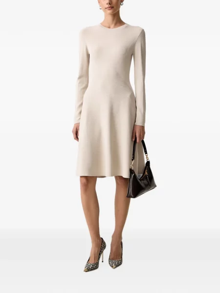 Lung rochie midi Armani Exchange tricotate